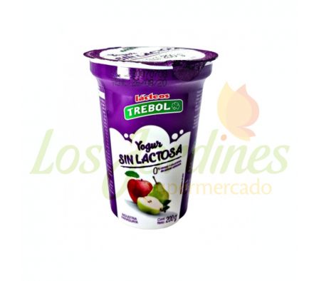 YOGURT DESCREMADO TREBOL PERA Y MANZANA 200G