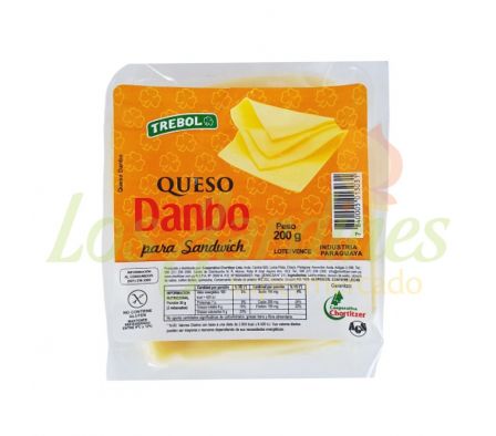 QUESO DANBO EN FETAS TREBOL ENV. 200 GR