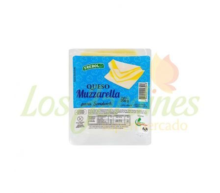 QUESO MUZZARELLA TREBOL ENVASADO 200G