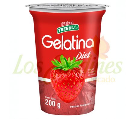 GELATINA DIET TREBOL FRUTILLA 200 GR