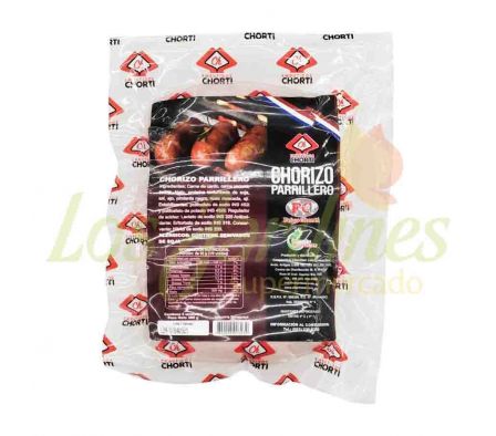 CHORIZO PARRILLERO CHORTI PAQUETE X UNID.