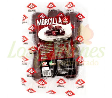 CHORIZO MORCILLA CHORTI PAQUETE x 6U