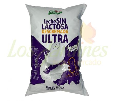 LECHE DESCREMADA ULTRA SIN LACTOSA DE 1L