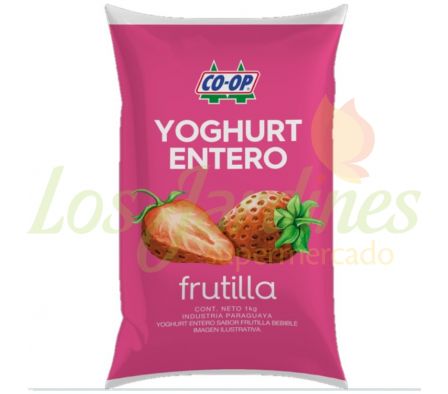 YOGUR BEBIBLE SACHET FRUTILLA 1LT CO-OP