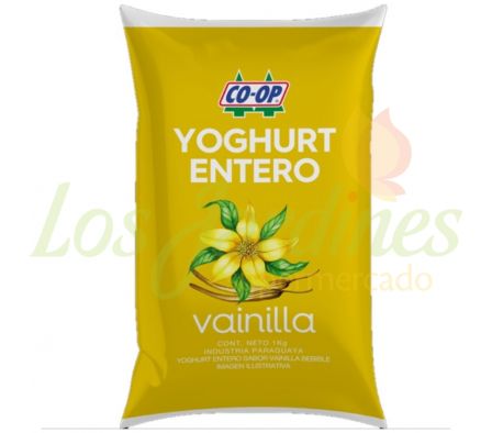 YOGUR BEBIBLE SACHET VAINILLA 1LT CO-OP