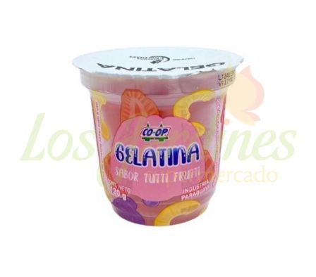 GELATINA COOP TUTTI FRUTTI 120G