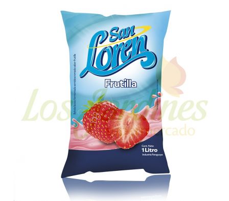 BEBIDA LACTEA FERMENTADA FRUTILLA SAN LOREN 1LT