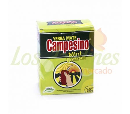 YERBA MATE MENTA LIMON CAMPESINO 250G
