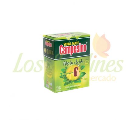 YERBA MATE MENTA Y BOLDO CAMPESINO 250G