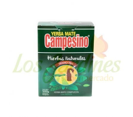 YERBA MATE CAMPESINO HIERBAS NATURALES 500G