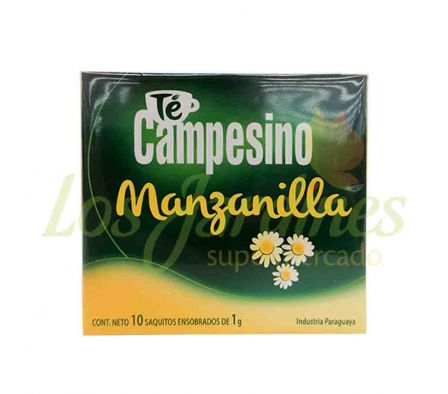 TE CAMPESINO MANZANILLA 10 SAQUITOS 1G