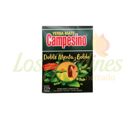 YERBA DOBLE MENTA Y BOLDO CAMPESINO 250G