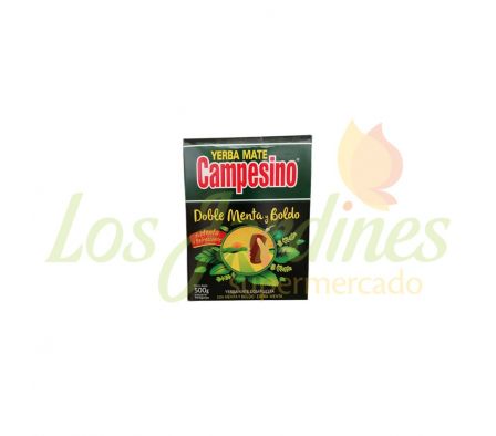 YERBA MATE DOBLE MENTA Y BOLDO CAMPESINO 500G