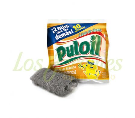 LANA DE ACERO X 8 UNID PULOIL