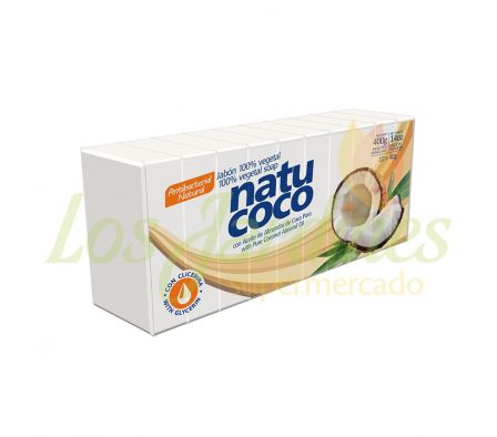 JABON DE COCO PURO NATU COCO 400G