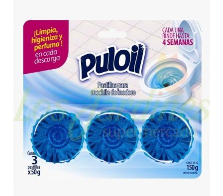 PASTILLA PARA INODORO PULOIL 3U x 50G