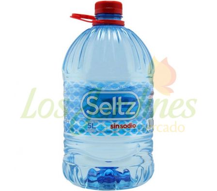 AGUA MINERAL SIN SODIO SELTZ 5L