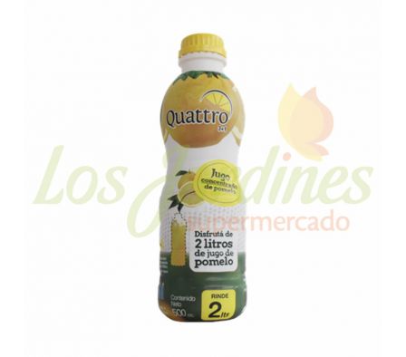 JUGO CONCENTRADO QUATTRO 3+1 POMELO 500 CC
