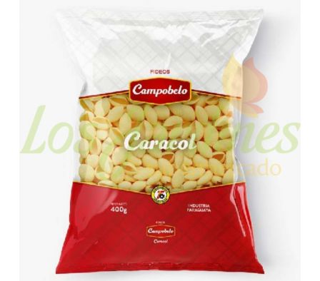 FIDEOS CAMPOBELO CARACOL X 400 GR