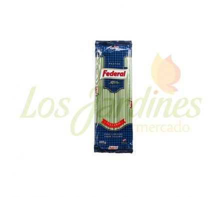 FIDEO TALLARIN VERDE GRUESO FEDERAL 400G