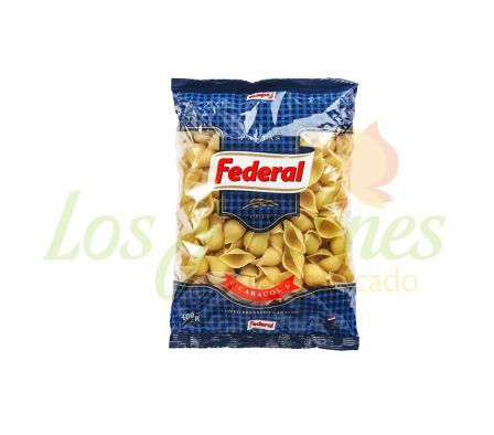 FIDEO CARACOL GRANDE  FEDERAL 400G