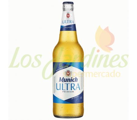 CERVEZA MUNICH LIGHT ULTRA PREMIUM 600 ML