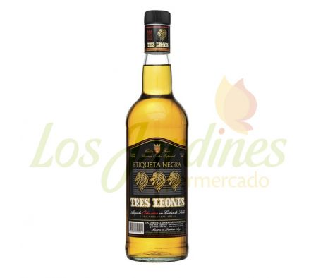 CAÑA ETIQUETA NEGRA TRES LEONES 750 ML