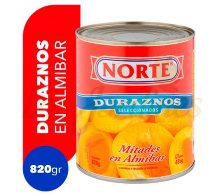 DURAZNO ALMIBAR LATA NORTE 820 GRS