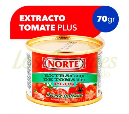EXTRACTO DE TOMATE LATA NORTE 70 GRS