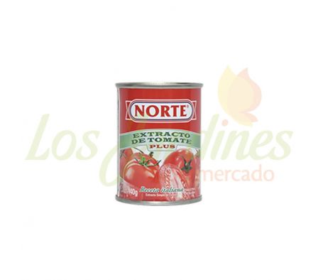 EXTRACTO DE TOMATE LATA NORTE 140 GRS..
