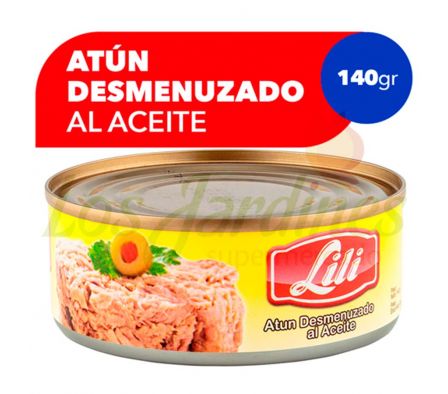 ATUN DESMENUZADO AL ACEITE LILI 140G