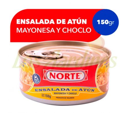 ATUN NORTE ENSA MAYO Y CHOCLO 150GR