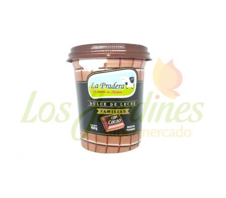 DULCE DE LECHE LA PRADERA CON CACAO 450G