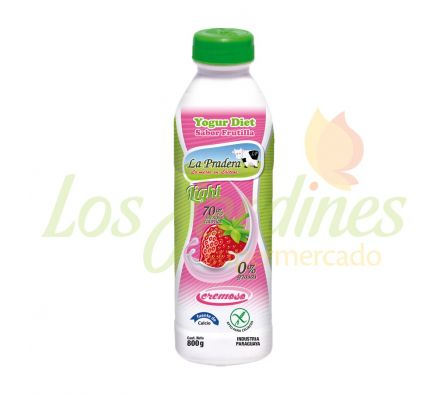 YOGHURT DIET FRUTILLA LA PRADERA  BOT 800 GRS