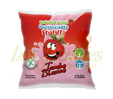 BEBIDA LACTEA TAMBO BLANCO FRUTILLA 500ML