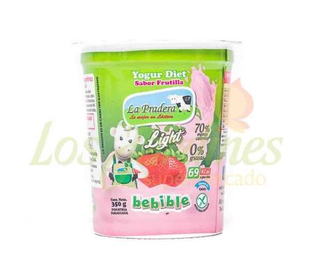 YOGURT DIET LA PRADERA FRUTILLA 350GR