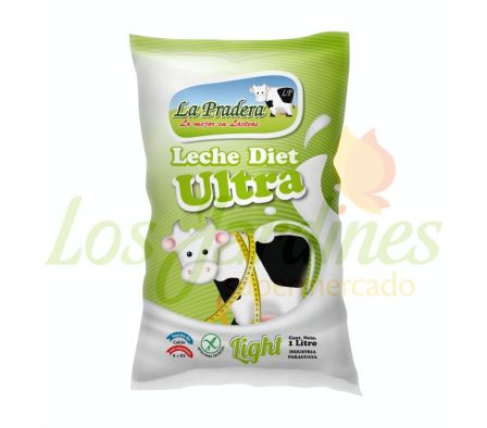 LECHE LA PRADERA DIET ULTRA SACHET 1 L