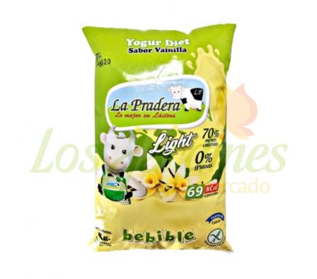 YOGUR LA PRADERA DIET VAINILLA 1L