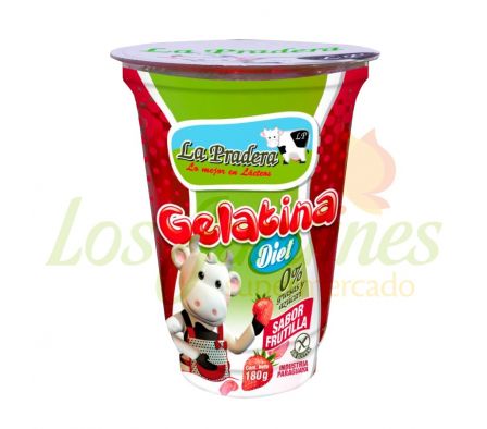 GELATINA LA PRADERA DIET FRUTILLA 180G