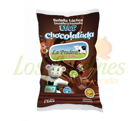 BEBIDA LACTEA CHOCOLATADA LA PRADERA 1L