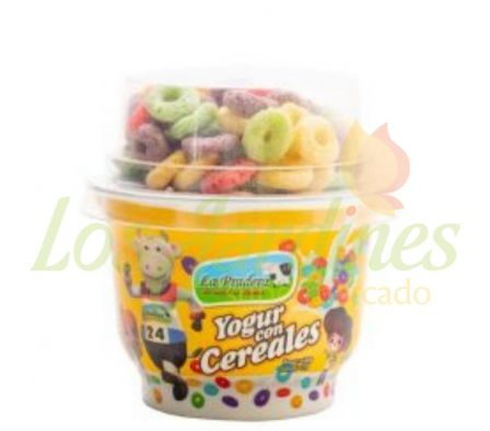 YOGURT LA PRADERA C/CEREAL ANILLO COLORES 180ML