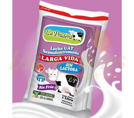 LECHE SIN LACTOSA LA PRADERA LARGA VIDA SACHET 1L