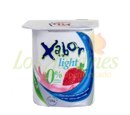 YOGHURT LIGHT FRUTILLA XABOR DOÑA ANGELA 125GRS