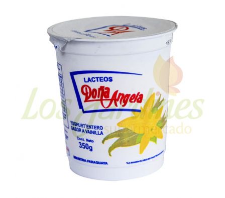 YOGHURT ENTERO VAINILLA DOÑA ANGELA 350 GRS