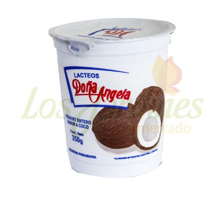 YOGHURT ENTERO DOÑA ANGELA COCO 350 GRS