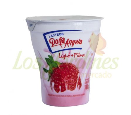YOGHURT FRUTADO LIGTH FRUTILLA DOÑA ANGELA 140 G