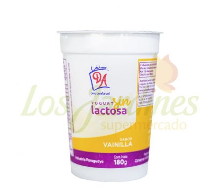 YOGURT DESCR. S/LACTOSA DOÑA ANGELA VAINILLA 180