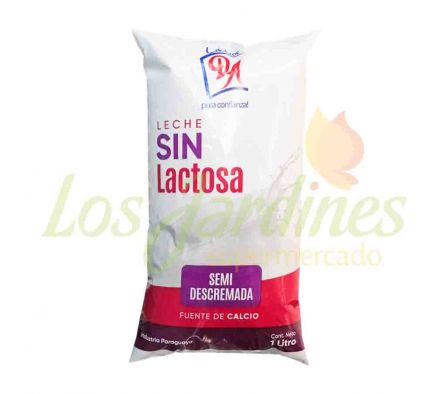 LECHE SIN LACTOSA SEMIDESCREMADA DOÑA ANGELA 1 L