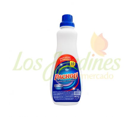 JABON LIQUIDO P/ROPAS PACHOLI EVOLUTION 1000 CC.