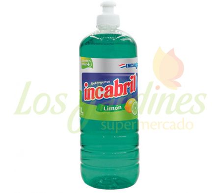 DETERGENTE INCABRIL LIMON 1 LTS